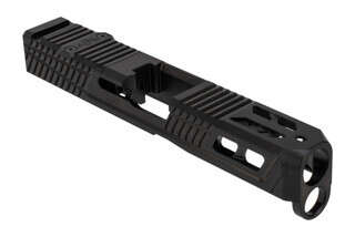 L2D Combat Catalyst 19 Stripped Slide For Glock 19 Gen 5 - DLC Black